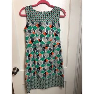 Dress Barn Geometric print dress